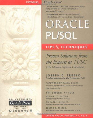 Cover for Oracle PL/SQL Tips and Techniques