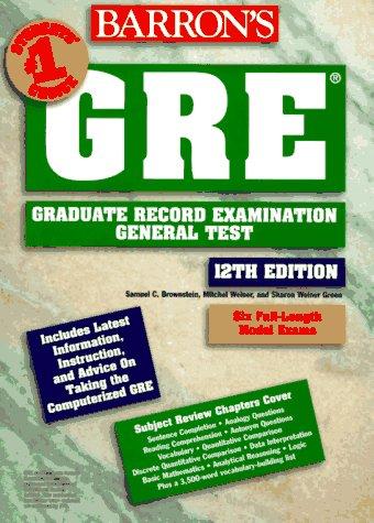 Cover for How to prepare for the GRE, graduate record examination