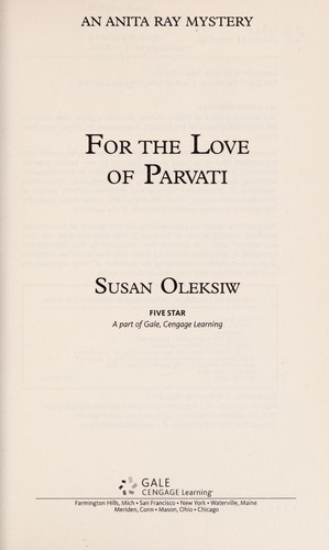 Cover for For the love of Parvati