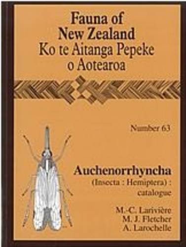 Cover for Auchenorrhyncha (Insecta: Hemiptera): Catalogue (Fauna of New Zealand)