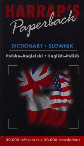 Cover for Harrap's paperback dictionary, słownik