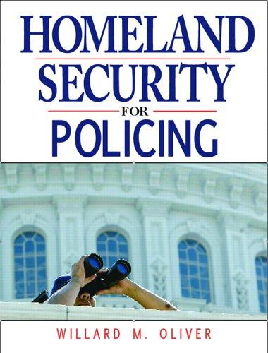 Cover for Homeland Security for Policing