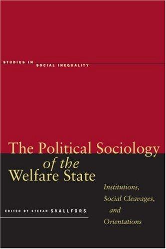 Cover for The Political Sociology of the Welfare State