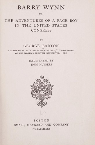 Cover for Barry Wynn