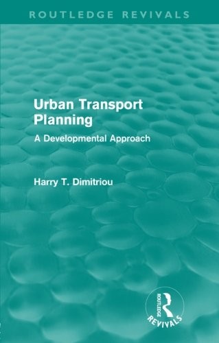 Cover for Urban Transport Planning
