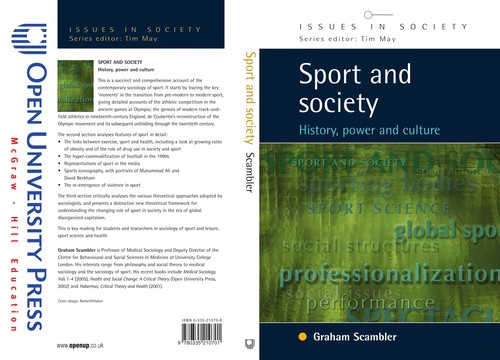 Cover for Sport and society