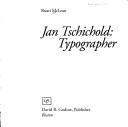 Cover for Jan Tschichold