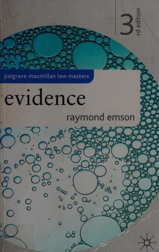 Cover for Evidence