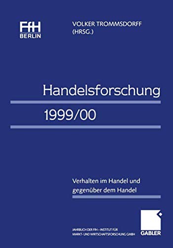Cover for Handelsforschung 1999/00