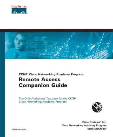Cover for CCNP CNAP Semester Six Companion Guide, Remote Access
