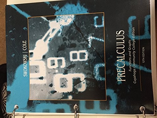 Cover for Precalculus