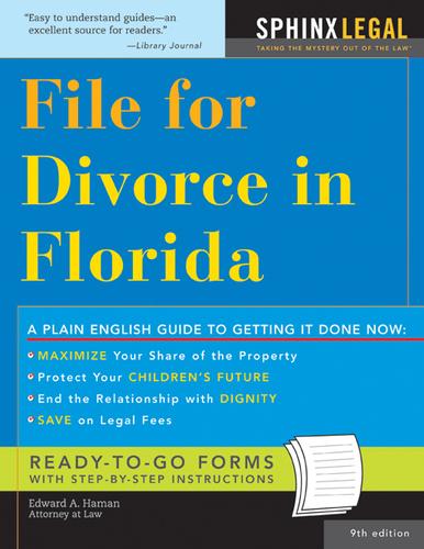 Cover for How to File for Divorce in Florida, 9th Edition