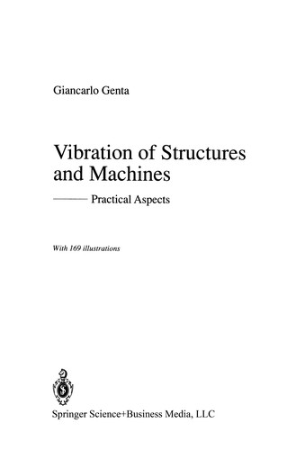 Cover for Vibration of Structures and Machines