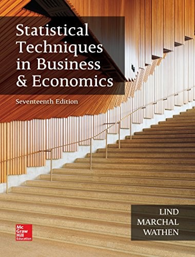 Cover for Statistical Techniques in Business and Economics