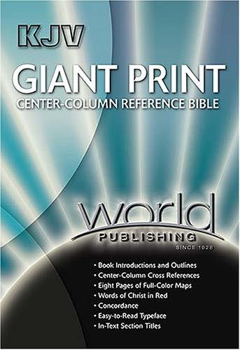 Cover for KJV Giant Print Center-Column Reference