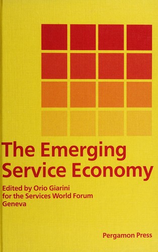 Cover for The Emerging service economy