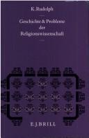 Cover for Geschichte und Probleme der Religionswissenschaft