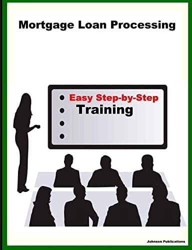 Cover for Mortgage loan processing training