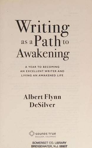 Cover for Writing as a path to awakening