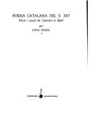 Cover for Poesia catalana del s. XIV