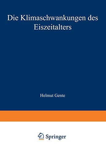 Cover for Die Klimaschwankungen des Eiszeitalters