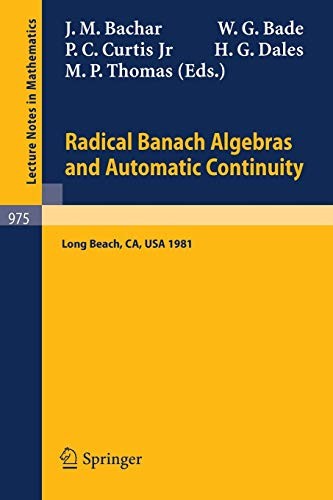 Cover for Radical Banach Algebras and Automatic Continuity