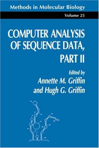 Cover for Computer Analysis of Sequence Data Part II (Methods in Molecular Biology)