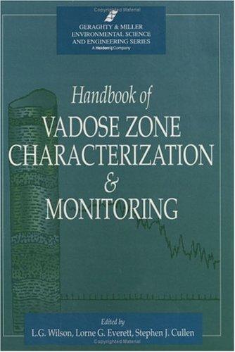 Cover for Handbook of vadose zone characterization & monitoring