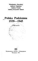 Cover for Polska Podziemna