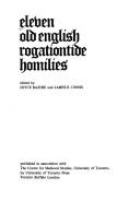 Cover for Eleven Old English Rogationtide homilies