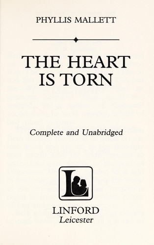 Cover for The heart is torn