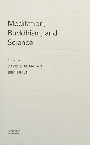 Cover for Meditation, Buddhism, and Science