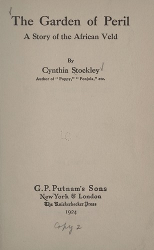 Cover for The garden of Peril