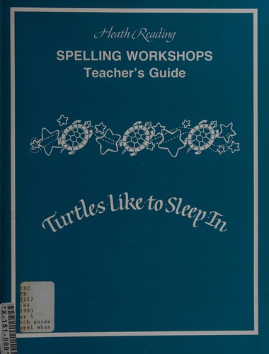 Cover for Spelling Workshop Guide