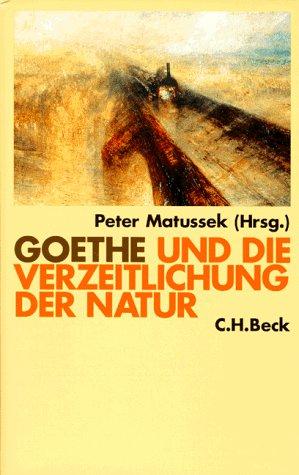 Cover for Goethe und die Verzeitlichung der Natur