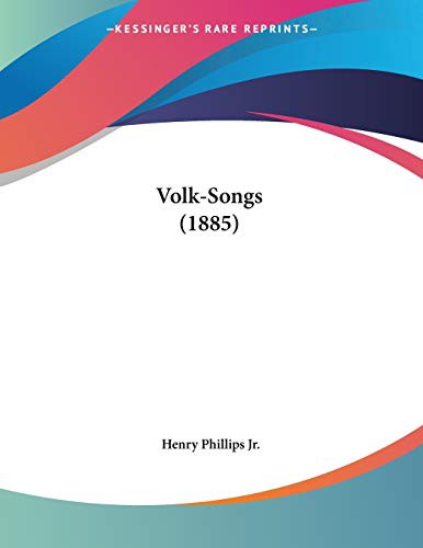Cover for Volk-Songs