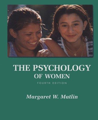 Cover for The psychology of women