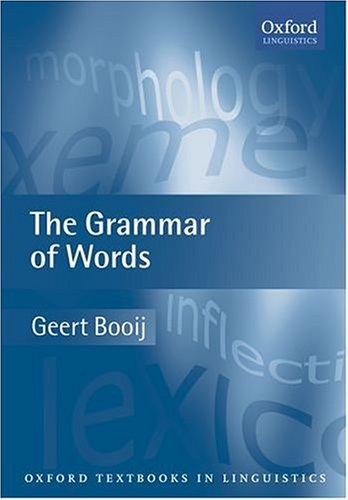 Cover for The Grammar of Words