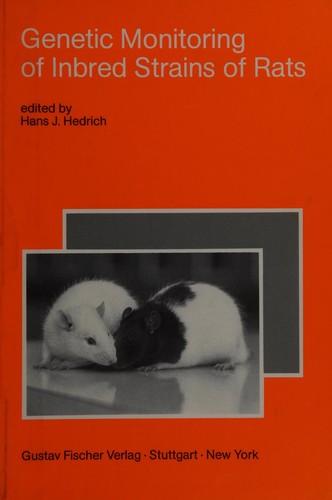 Cover for Genetic monitoring of inbred strains of rats