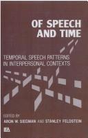 Cover for Of Speech and Time