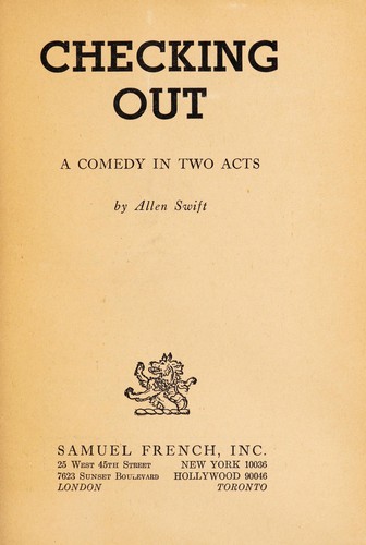 Cover for Checking out