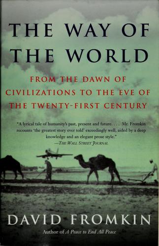Cover for The way of the world
