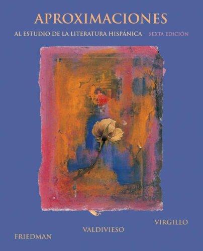 Cover for Aproximaciones al estudio de la literatura hispánica