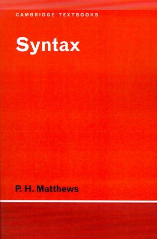 Cover for Syntax