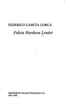 Cover for Federico García Lorca