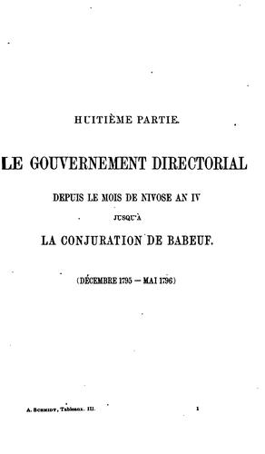 Cover for Tableaux de la révolution française: publiés sur les papiers inédits du département et de la ...