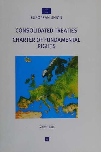 Cover for Consolidated versions of the treaty on European Union and of the treaty on the functioning of the European Union