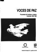 Cover for Voces de paz