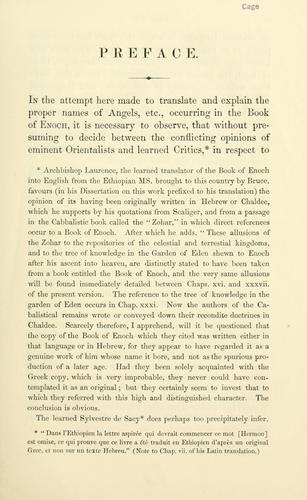 Cover for Signification of the proper names, etc., occurring in the Book of Enoch