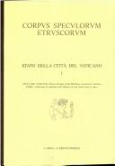 Cover for Corpus speculorum Etruscorum.